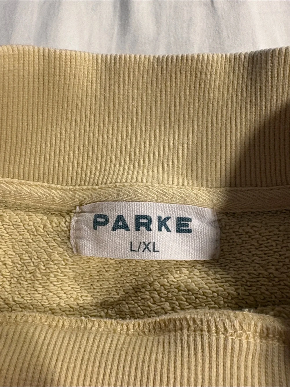 PARKE Yellow and Denim Blue Birthday Collection Mockneck - Picture 2 of 2